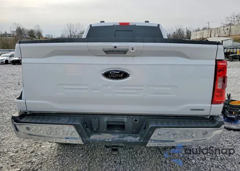2022 Ford F150 Super Cab из США, поврежденный, VIN 1FTEX1EP3NFC12876